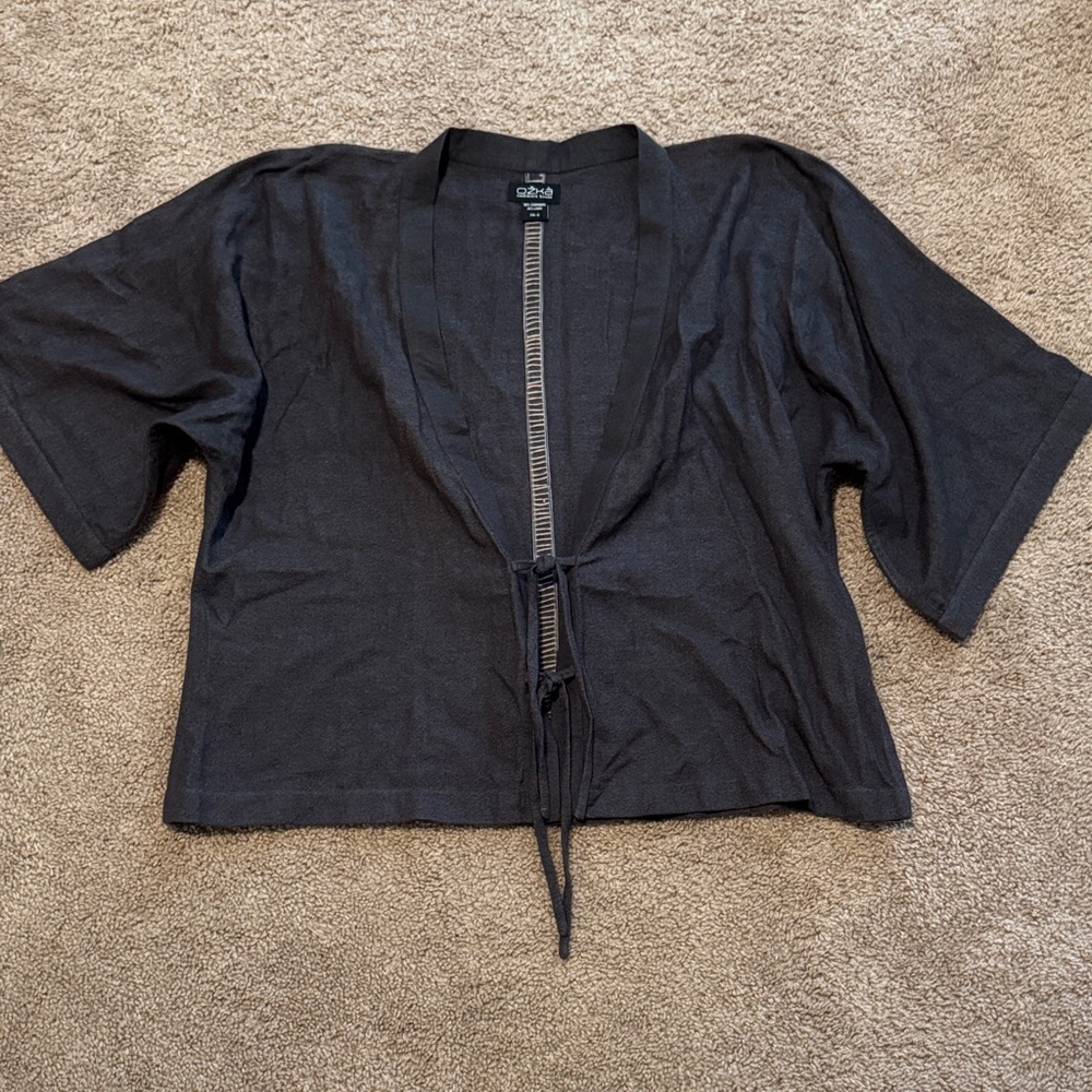 OZKA Cashmere Linen Blend Top